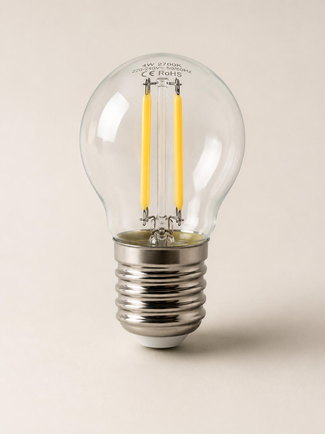 Ampoule LED E27 4W – Blanc chaud